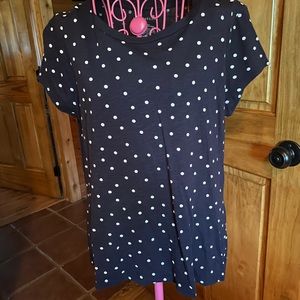 Ann Taylor Polka dot tee
